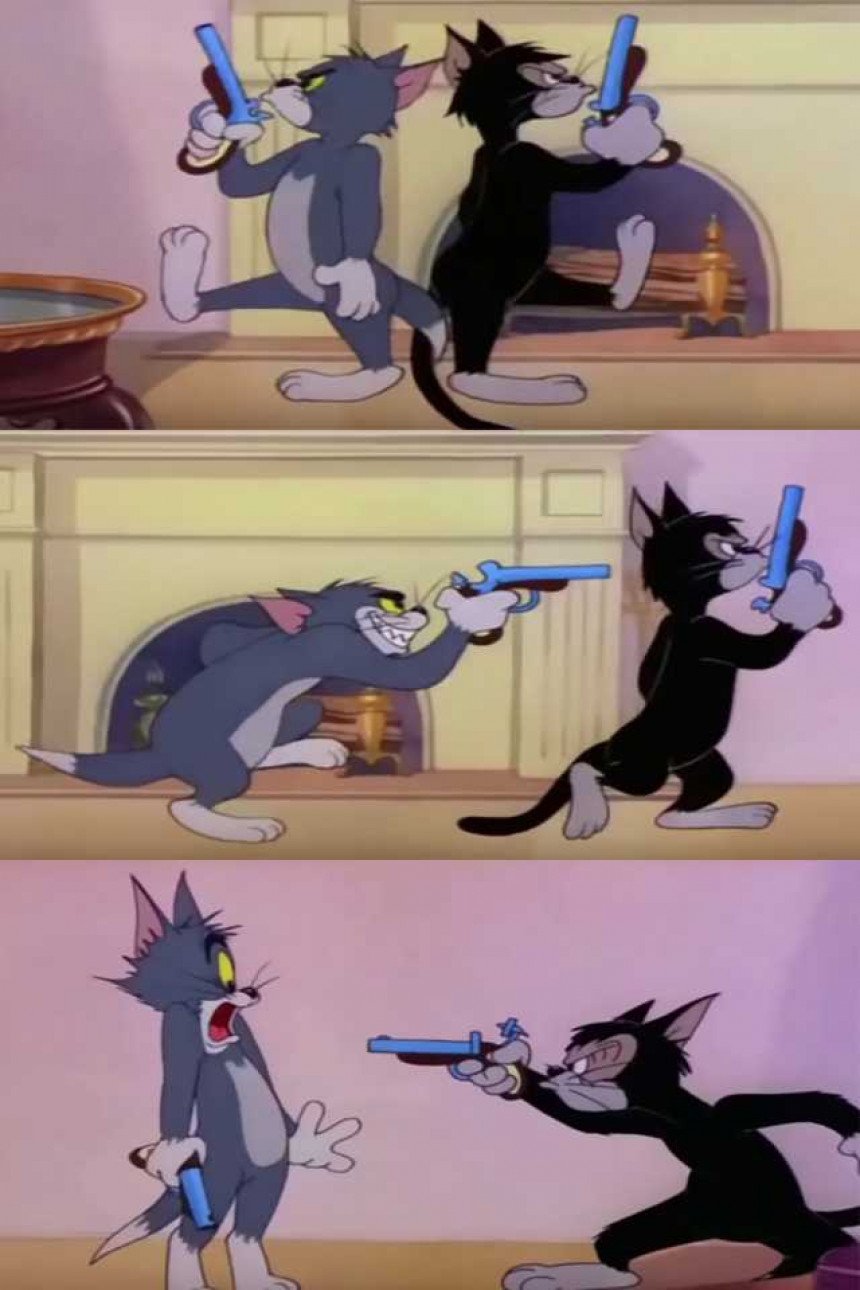 Tom Gun Meme Template