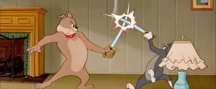 Tom and Jerry Swordfight