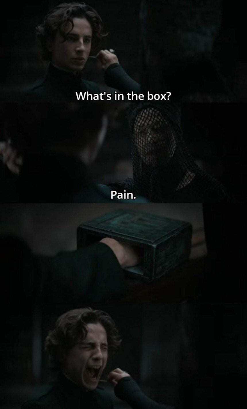 Dune What Is In The Box Meme Template