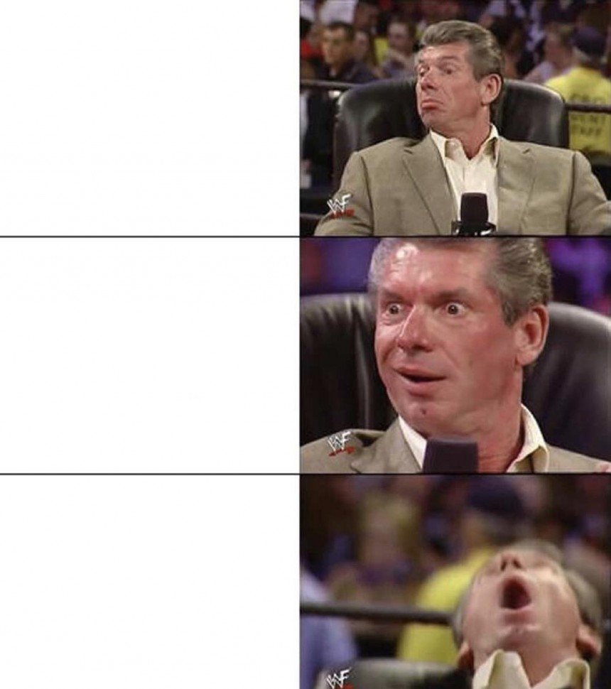 Vince Mcmahon Reaction Meme Template