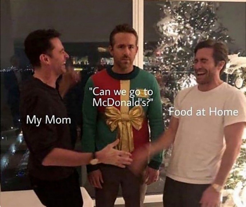 Ryan Reynolds Christmas Sweater Memes
