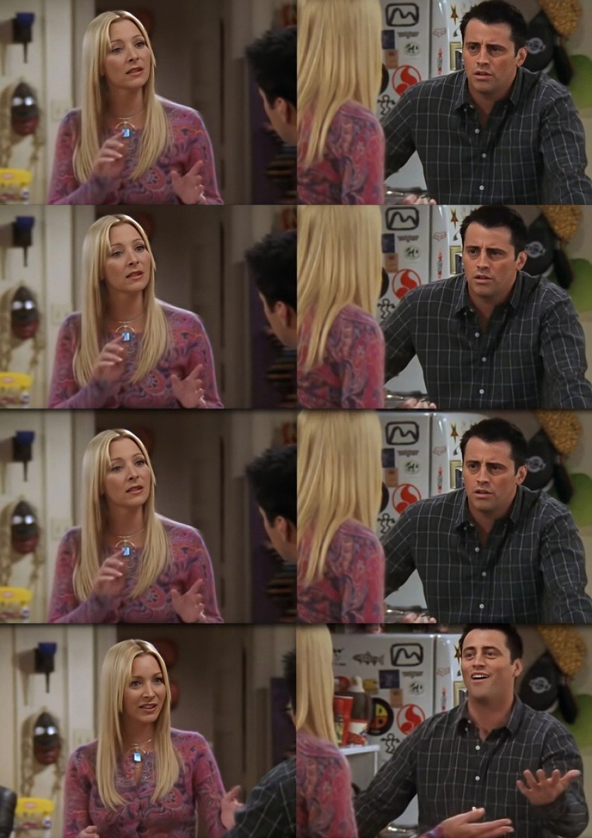 Phoebe And Joey Meme Template
