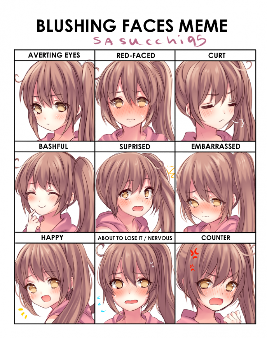 Blush Meter Meme Template 